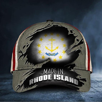 Made In Rhode Island Hat Proud Rhode Island Cap Unique Gifts For Uncle Hat - Thegiftio UK