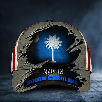 Made In South Carolina Hat Patriotic South Carolina Flag Cap Unique Best Friend Gifts Hat - Thegiftio
