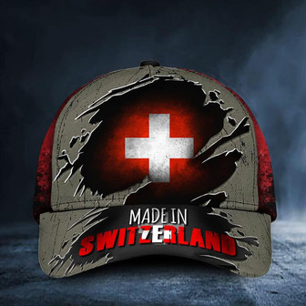 Made In Switzerland Hat Flag Vintage Old Retro Cap Swiss Gift Proud Of Switzerland Men Women Hat - Thegiftio UK