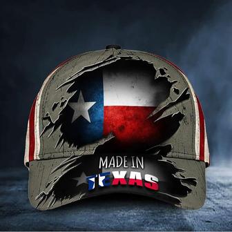 Made In Texas Hat American Flag Texas Baseball Cap Patriotic Proud Texan Hat - Thegiftio UK