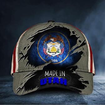 Made In Utah Hat American Baseball Cap Proud Patriotic Utah Hat - Thegiftio UK