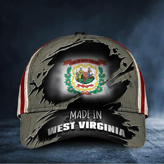 Made In West Virginia Hat State Of West Virginia Cap Patriot Gifts For Him Hat - Thegiftio UK