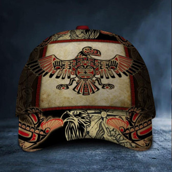 Native American Eagle Hat Vintage Baseball Cap Patriot Gifts For Him Hat - Thegiftio UK