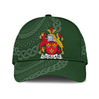 Ogillan Coat Of Arms Irish Family Crest St Patrick's Day Hat Classic Cap - Thegiftio UK
