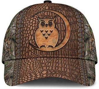 Owl Animal Tree Dry Skin Style Large Printed Unisex Hat Classic Caps Baseball Caps Hat - Thegiftio
