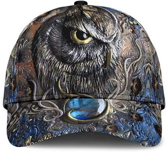 Owl Beautiful Pattern Printed Unisex Hat Classic Cap, Snapback Cap, Baseball Cap Hat - Thegiftio UK