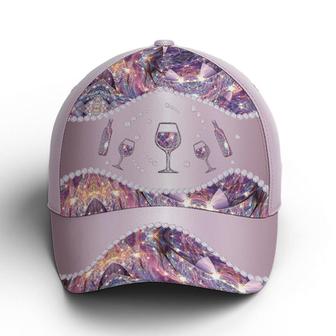 Purple Metallic Style Wine Baseball Cap For Wine Lovers Hat - Thegiftio UK