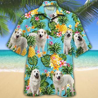 Great Pyrenees Dog Lovers Pineapple Hawaiian Shirt - Seseable