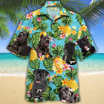 Cane Corso Dog Lovers Pineapple Hawaiian Shirt - Seseable
