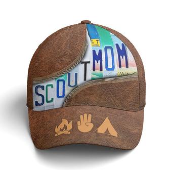 Scout Mom Leather Style Baseball Cap Hat - Thegiftio UK