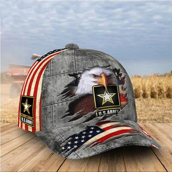 US Army Hat Eagle American Flag Patriotic Proud United States Army Baseball Cap Unique Hat - Thegiftio UK