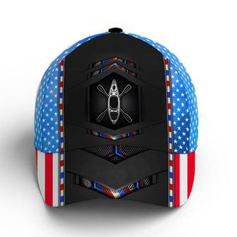 US Flag Kayaking Baseball Cap For Kayak Lovers Future Tech Style Hat - Thegiftio UK