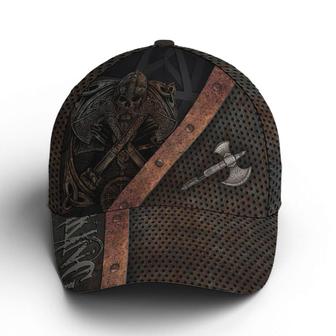 Viking Warrior Metallic Style Baseball Cap Hat - Thegiftio UK