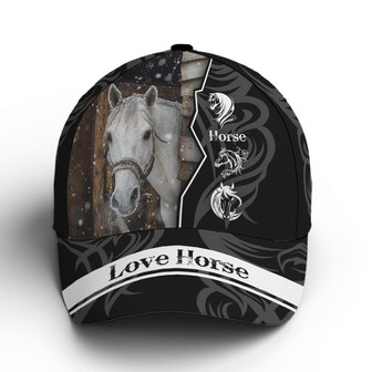 White Horse Cool Baseball Cap Hat - Thegiftio