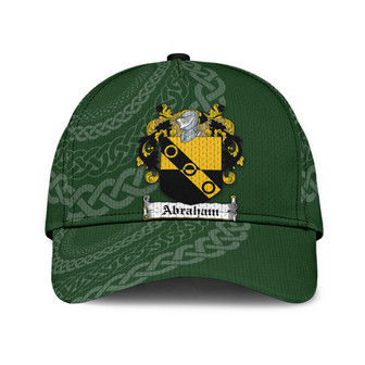 Abraham Coat Of Arms Munster Ireland Irish Family Crest St Patrick's Day Hat Classic Cap Hat - Thegiftio UK