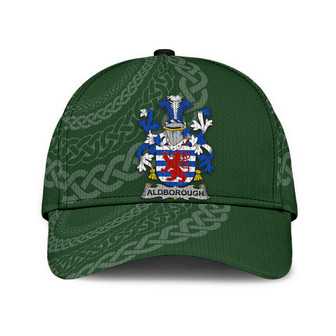 Aldborough Coat Of Arms Irish Family Crest St Patrick's Day Hat Classic Cap Hat - Thegiftio UK