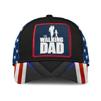 America Flag The Walking Dad Hat Classic Cap Gift Idea, Human Cap, Trending Cap, American Cap Hat - Thegiftio UK