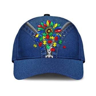 Autism Jean Zip Classic Cap Unisex Hat, Protect Cap, Human Cap, Trending Cap, American Cap Hat - Thegiftio UK