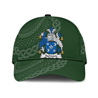 Aylward Coat Of Arms Irish Family Crest St Patrick's Day Hat Classic Cap Hat - Thegiftio UK