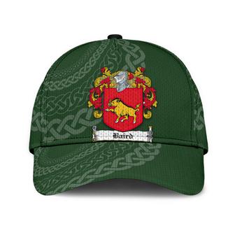 Baird Coat Of Arms Irish Family Crest St Patrick's Day Hat Classic Cap Hat - Thegiftio UK