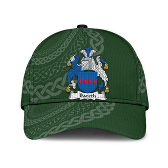 Bareth Coat Of Arms Irish Family Crest St Patrick's Day Hat Classic Cap Hat - Thegiftio UK