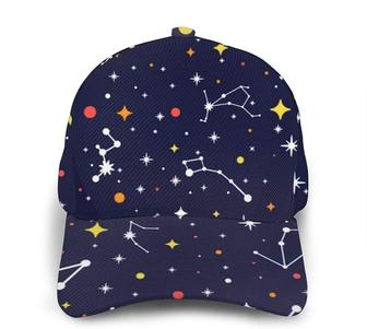 Baseball Unisex Cap Constellation Galaxy Bright Space Fashion Caps Trucker Hats Hip Hop Hat - Thegiftio UK