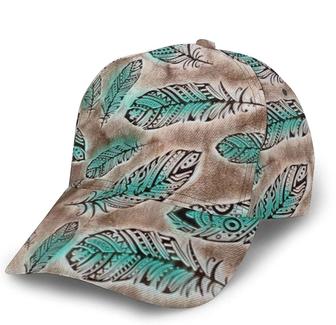Unisex Baseball Cap Western Feather Texas Leather Fashion Snapback Caps Trucker Hats Outdoor Hat - Thegiftio UK