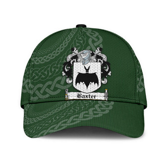 Baxter Coat Of Arms Irish Family Crest St Patrick's Day Hat Classic Cap Hat - Thegiftio UK