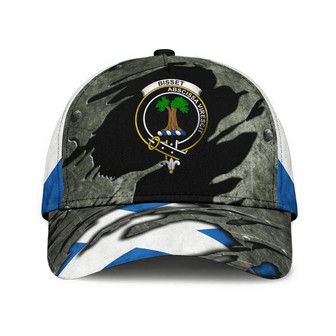 Bisset Clan Tartan Crest Hat Classic Cap Hat - Thegiftio UK