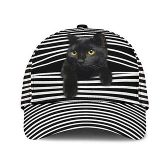 Black Cat Hide Hat Classic Cap Protect Cap, Awareness Cap, Human Cap, Trending Cap, American Cap Hat - Thegiftio UK
