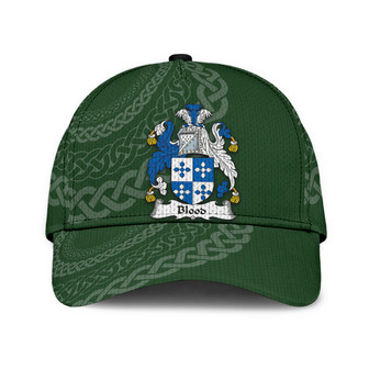 Blood Coat Of Arms Irish Family Crest St Patrick's Day Hat Classic Cap Hat - Thegiftio UK
