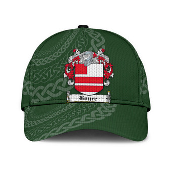 Boyce Coat Of Arms Irish Family Crest St Patrick's Day Hat Classic Cap Hat - Thegiftio UK