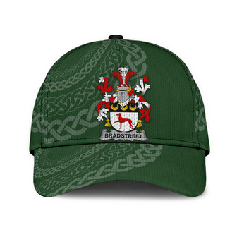 Bradstreet Coat Of Arms Irish Family Crest St Patrick's Day Hat Classic Cap Hat - Thegiftio UK