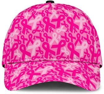 Brca Pink White Cap Printed Unisex Hat Classic Cap, Snapback Cap, Baseball Cap Hat - Thegiftio UK