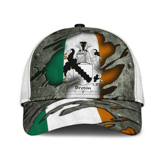 Bredin Coat Of Arms Irish Family Crest Hat Classic Cap Hat - Thegiftio UK