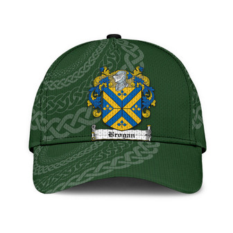 Brogan Coat Of Arms Irish Family Crest St Patrick's Day Hat Classic Cap Hat - Thegiftio UK