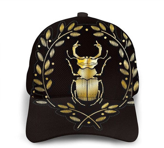 Bug Wreath Print Classic Baseball Cap Adjustable Twill Sports Dad Hats for Unisex Hat - Thegiftio UK