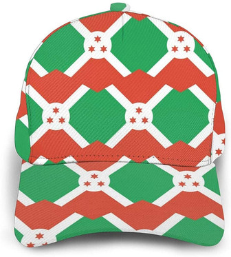 Burundi Flag Baseball Hat Dad Cap Black, Baseball Cap Gift Hat - Thegiftio UK