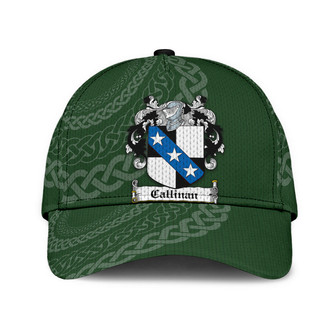 Callinan Coat Of Arms Irish Family Crest St Patrick's Day Hat Classic Cap Hat - Thegiftio UK