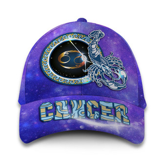 Cancer Galaxy Customized Hat Classic Cap Hat - Thegiftio UK