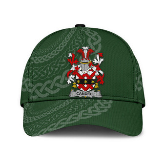 Candell Coat Of Arms Irish Family Crest St Patrick's Day Hat Classic Cap Hat - Thegiftio UK
