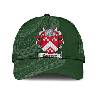 Carmody Coat Of Arms Irish Family Crest St Patrick's Day Hat Classic Cap Hat - Thegiftio UK