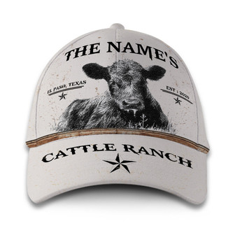 Cattle Ranch Customized Hat Classic Cap Hat - Thegiftio UK