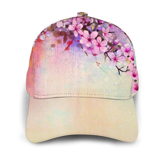 Cherry Print Classic Baseball Cap Adjustable Twill Sports Dad Hats for Unisex Hat - Thegiftio UK