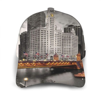 Chicago Adjustable Baseball Hat Cap Visor Unisex Hip Hop Hat Gift Men Women Hat - Thegiftio