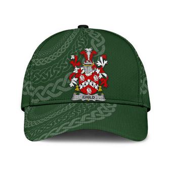 Child Coat Of Arms Irish Family Crest St Patrick's Day Hat Classic Cap Hat - Thegiftio UK