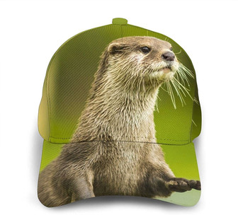 Clawed Otter Print Classic Baseball Cap Adjustable Twill Sports Dad Hats for Unisex Hat - Thegiftio
