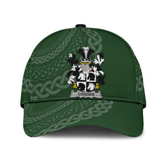Codden Coat Of Arms Irish Family Crest St Patrick's Day Hat Classic Cap Hat - Thegiftio UK