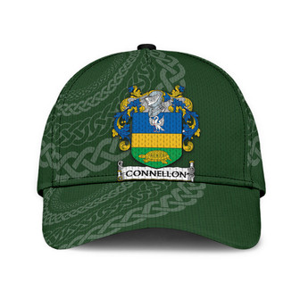 Connellon Coat Of Arms Irish Family Crest St Patrick's Day Hat Classic Cap Hat - Thegiftio UK