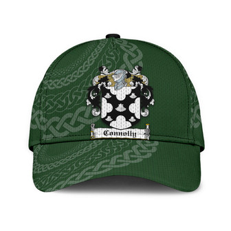 Connolly Coat Of Arms Irish Family Crest St Patrick's Day Hat Classic Cap Hat - Thegiftio UK